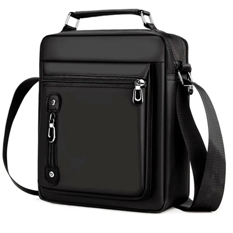 

Men's Handbag Messenger Bag Waterproof Men Oxford Zipper Bag Crossbody for Male Male Business Casual Single Shoulder Bag