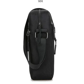 حقيبة رجالية أنيقة، حقيبة كتف للسفر أثناء الأعمال، حقيبة يد ذات سعة كبيرة، حقيبة ساعي البريد. مثالية للتسوق والعمل والسفر اليومي 4