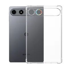 Durable Transparent TPU Tablet Case with Precise Cutouts - Shockproof Protective Shell (Clear)
