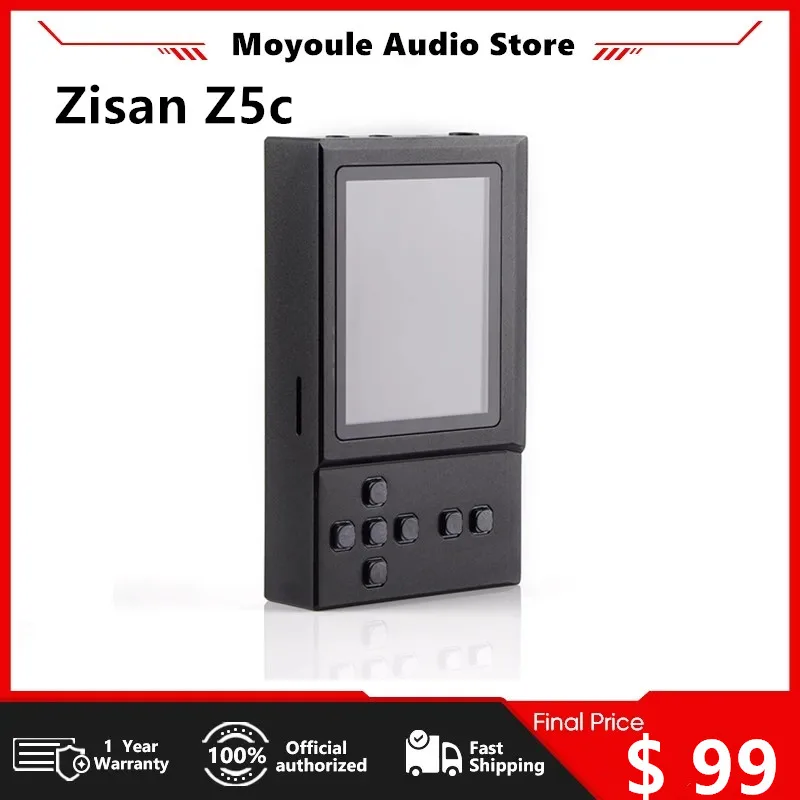 ポータブルプレーヤー ZISAN Z5C Zishan Zisan Z5c Dual ES9039Q2M HiFi Lossless Digital Music