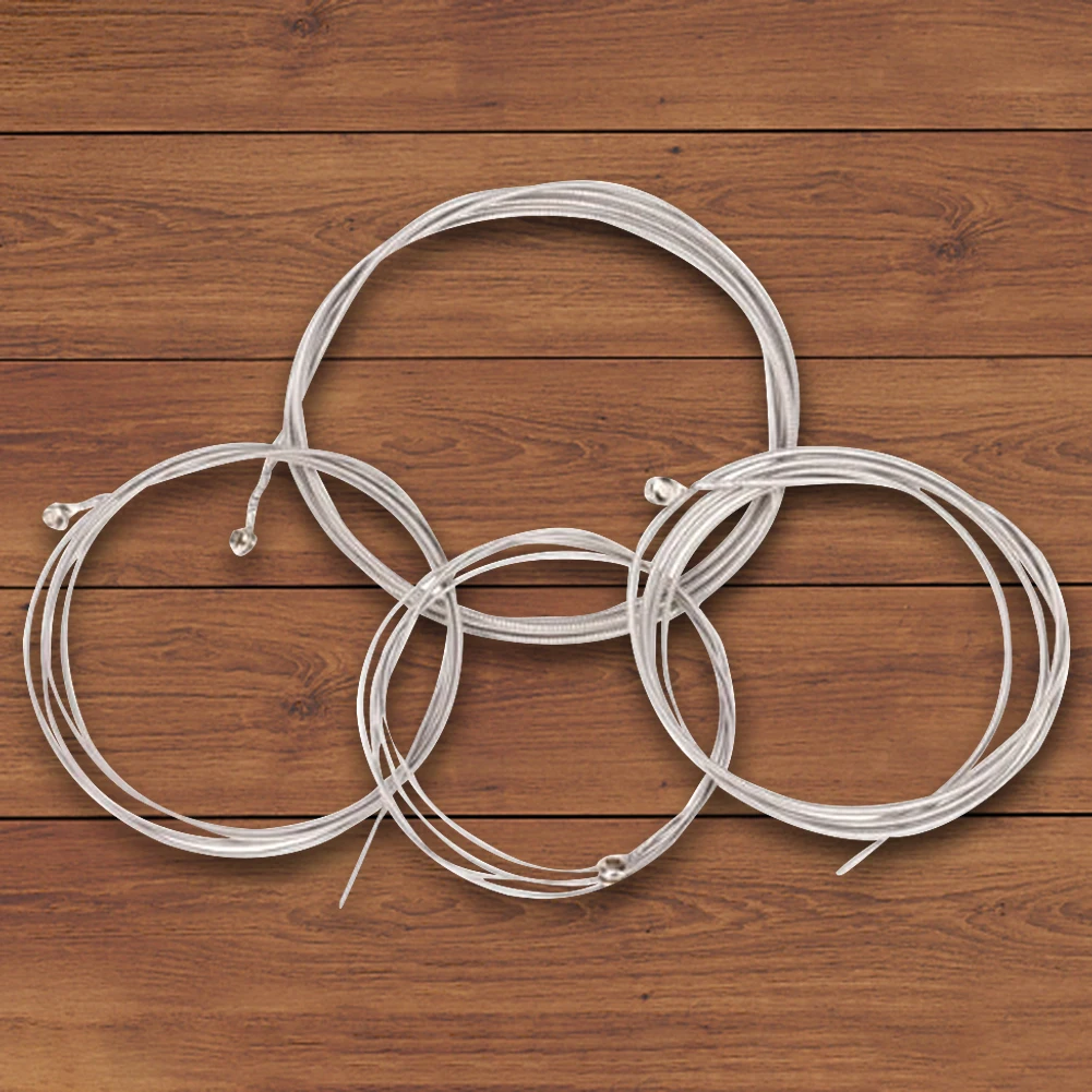 4pcs/set 4-String Bass Strings Professional Steel Guitar Instruments String  Gift for Beginner Musical Instruments Parts