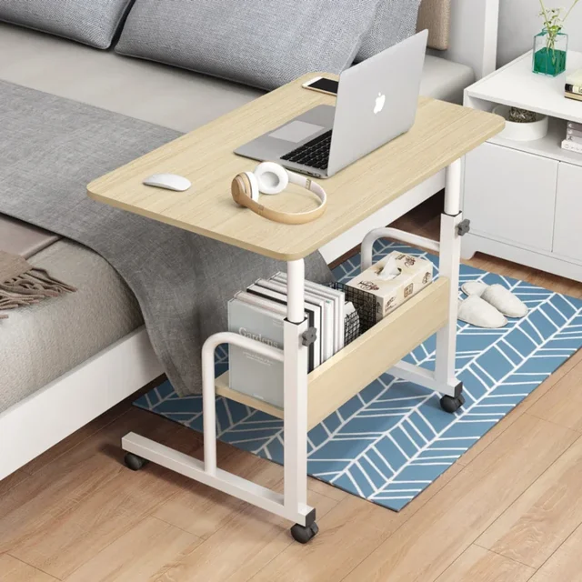Adjustable Computer Table Household Computers Tables With Wheels Home Movable Laptop Desks For Sofa Bed Beside Adjustable Desks