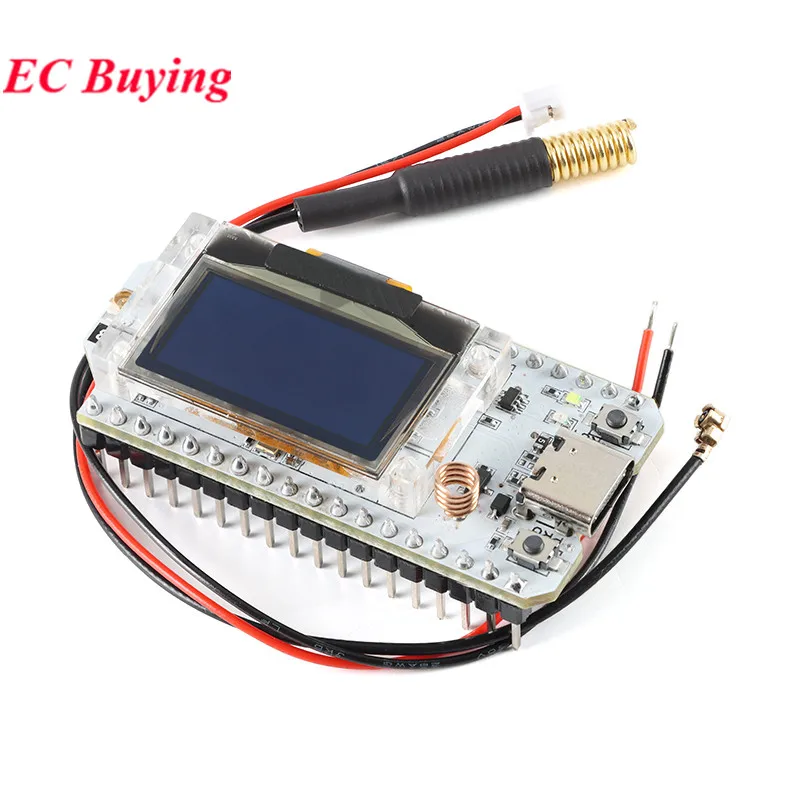 Esp32 Sx1262 Lora 0.96 Pollici 433-510Mhz Display Oled Wifi Modulo Lora Scheda Di Sviluppo Internet 433Mhz Per Breadboard Arduino