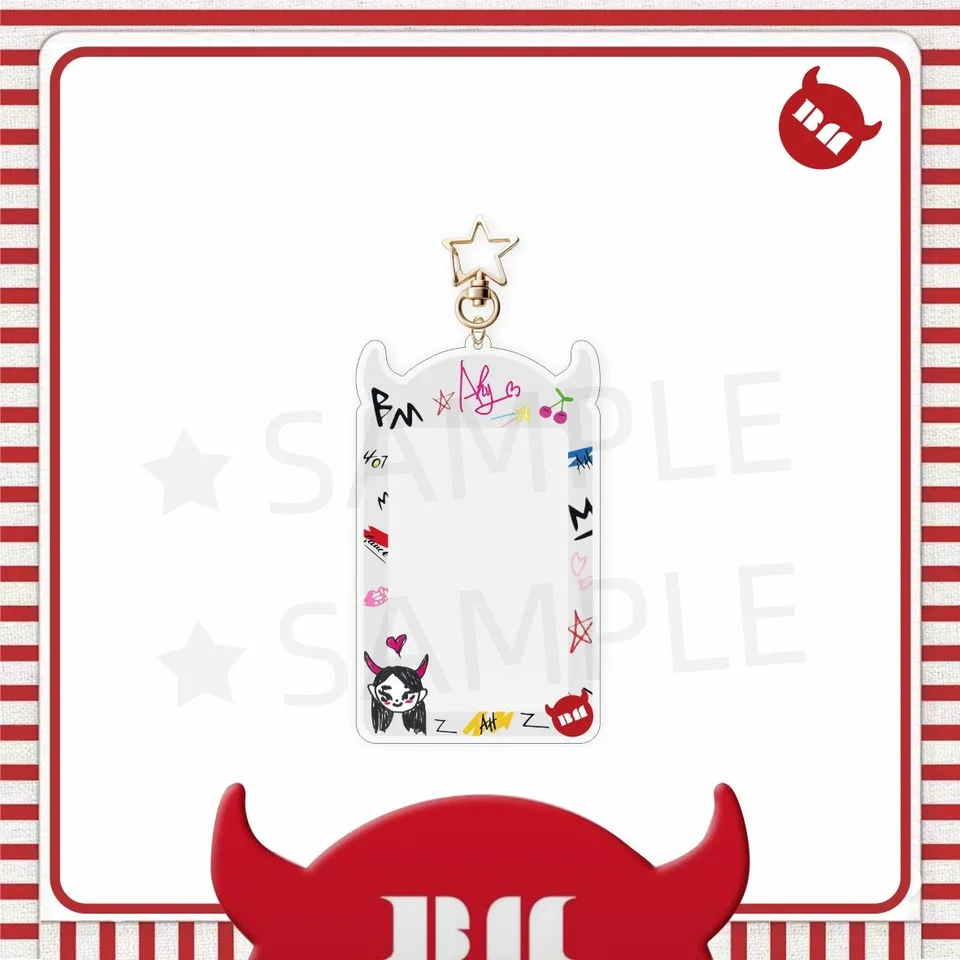 BABYMONSTER Photo Card Holder Keychain Pop-up Store Bag Pendant