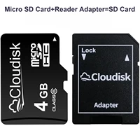2Pack Cloudisk Flash Memory Micro SD Card 4GB 2GB C6 TF Cards 8GB Class 10 A1 Mini sd Card 1GB With MicroSD to SD Adapter Gift - Image 4
