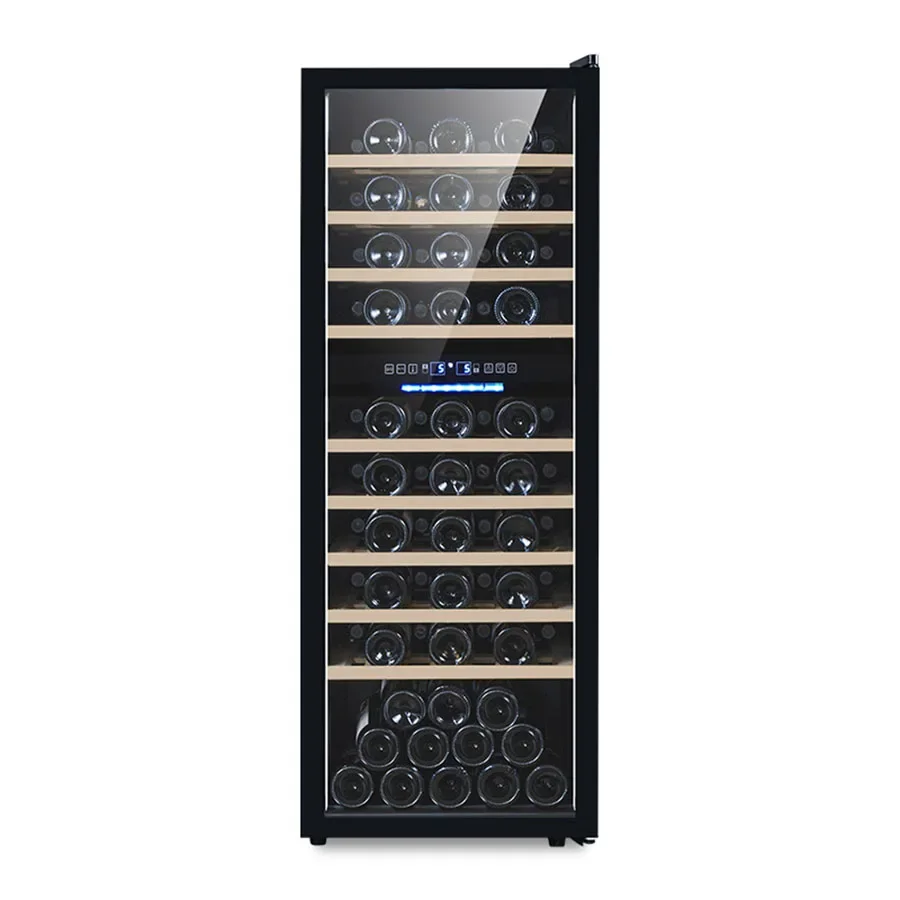 Home Wine Rack Houses Small Single Cooler Refrigerator Black Storage Cube Thermostatic Bar Cabinet Galss Szafka Club Furniture
