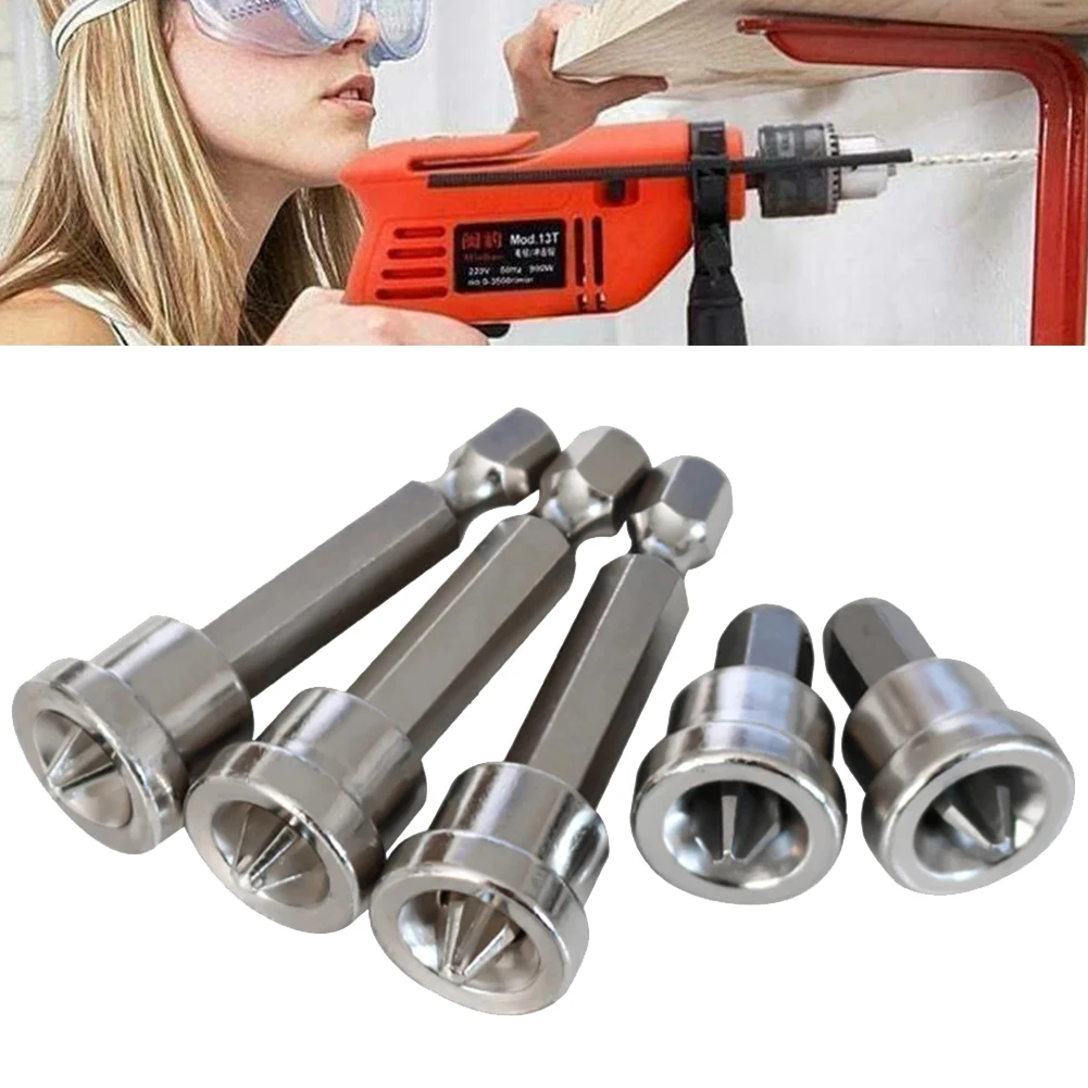 12-teiliges Trockenbau-Bit-Set: 10x 50 Mm PH2-Bits + 2x Magnetische Verlängerungen – Für Gipskarton-Schrauben