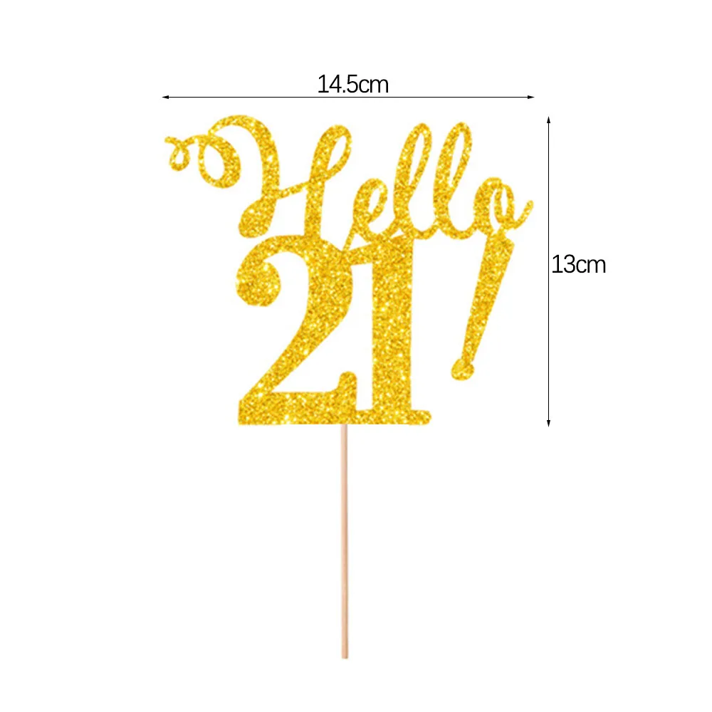 18. Geburtstagsparty-Dekoration, Banner, 21, 30, 40, 50, 60, Geburtstagsdekoration, Kuchendekoration, Papieraufhängung, Ornament für Erwachsene, Geburtstagsfeier – Detail 6