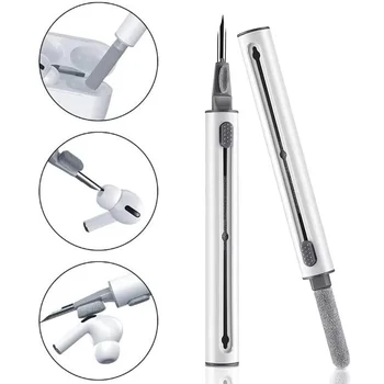 Kit di pulizia Penna per pulizia cuffie Bluetooth senza fili per AirPods Pro 1 2 3 Copri cuffie Detergenti Spazzola Auricolari Strumenti per la pulizia