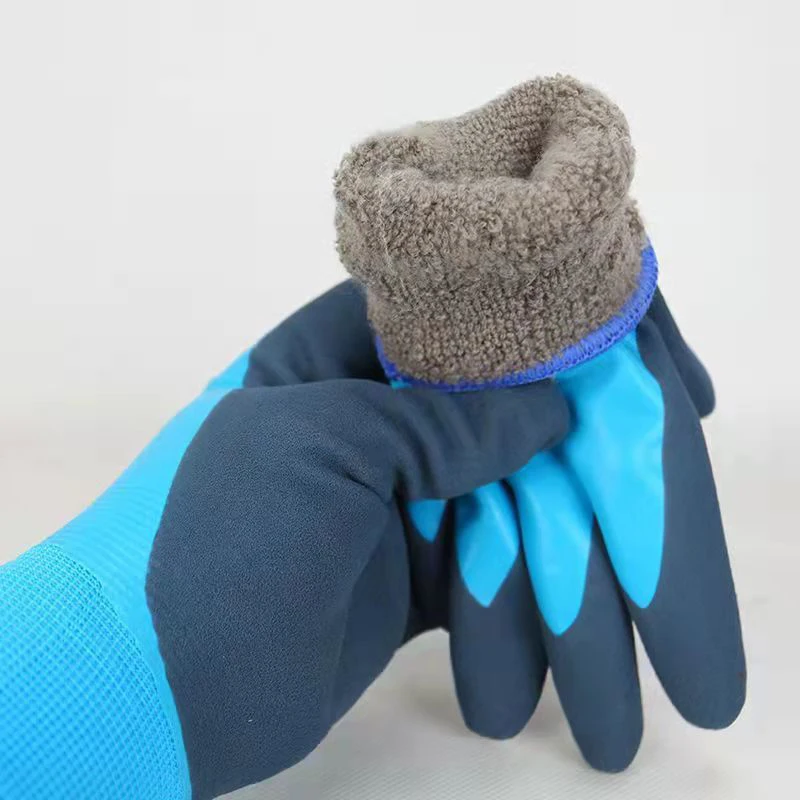 Work Gloves Nitrile Gloves Protective Gloves 1 Pairs for PU Palm Coating