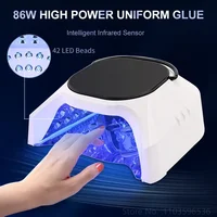 86W Rechargeable Nail UV LED Lamp with Hand Wireless Nail Dryer for Gel Polish Professional Nail Art Manicure Tools for Home 1