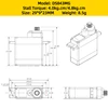 1/2/4PCS Corona DS843MG Digital Servo High Torque Metal Gear 4.8kg/0.10sec/8.5g For RC Control Airplane Helicopter Car Robot 2