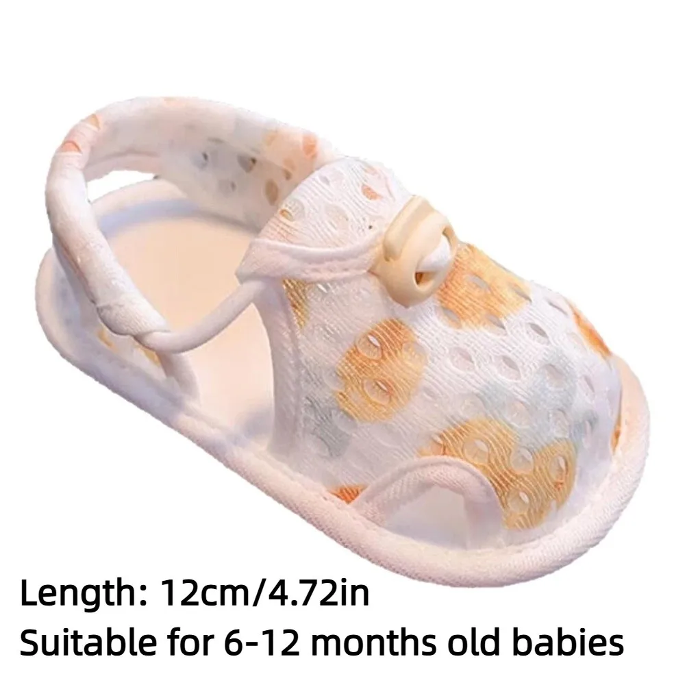 Casual Breathable Baby Shoes Soft Sole Machine Washable Toddler Shoes Lightweight Mesh Infant Anti-slip Sandals Summer