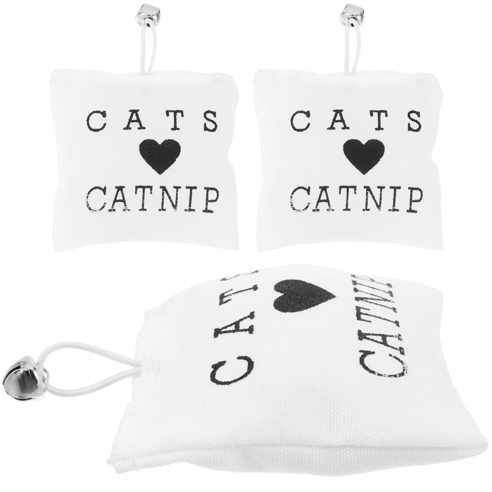 

3pcs 7x6cm Catnip Sack Grab Cat Nip Toys for Cat Playing (Random Style)