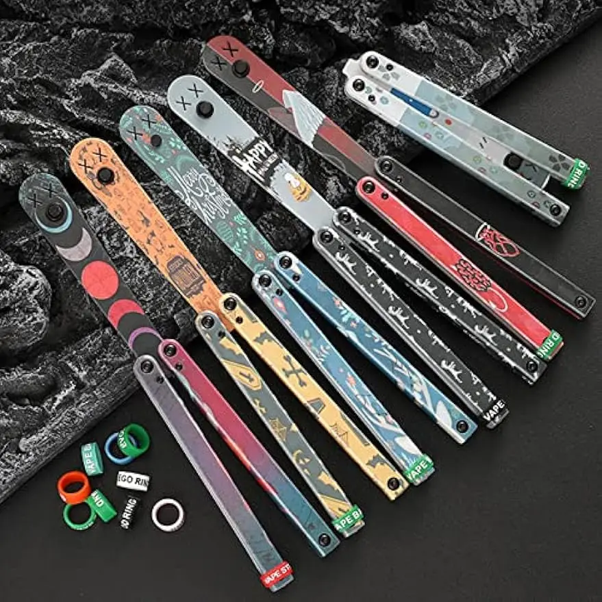 Plastic Butterfly Knife Trainer with Copper Washer
