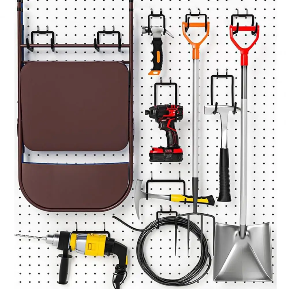 32mm Power Tool Holder Hole Plate Rack Strong Load-bearing Simple Installation Multi-Functional Wall Mounted Holder Hanger Rack