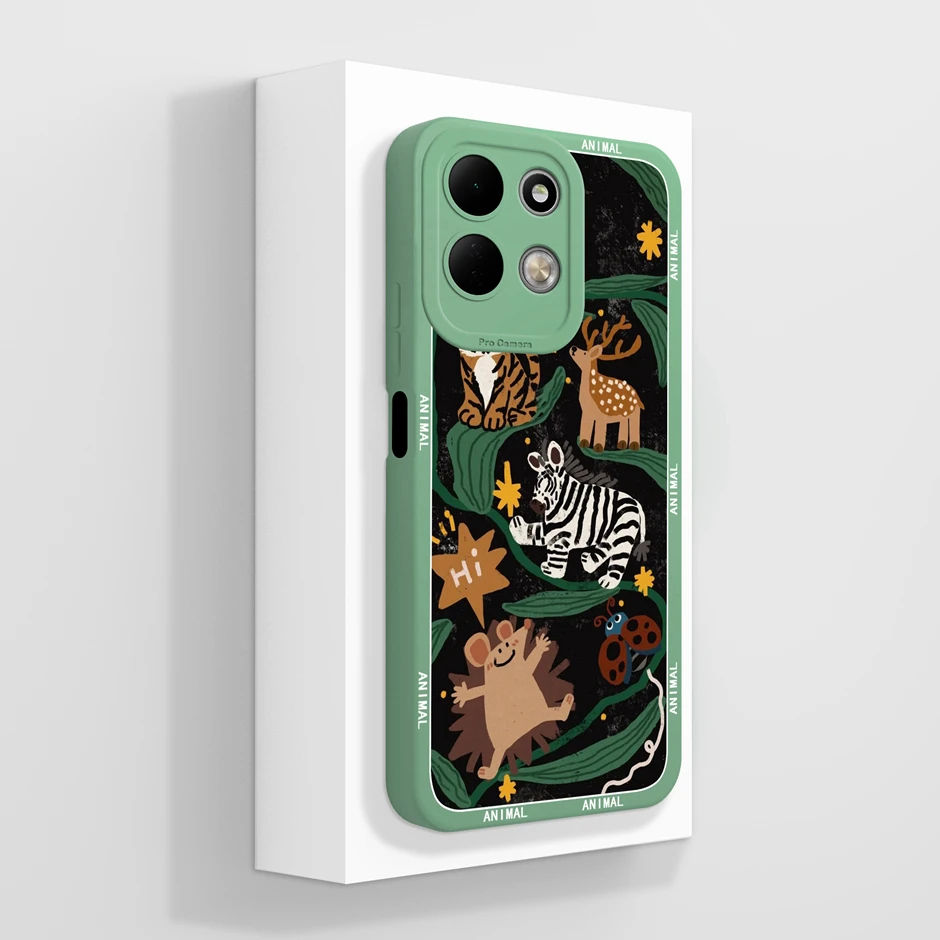 Cartoon Rabbit Girl Anti-Fall Durable Phone Case - Full Protection and Portable Cover