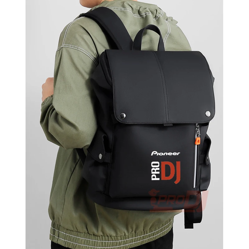 Mochila Pioneer Pro Dj para hombre, morral de viaje informal de cuero, de gran capacidad, impermeable, con múltiples bolsillos, para ordenador portátil de alta calidad