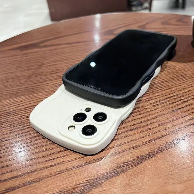 Plain Color Funda 15 ProMax Phone Cover For iPhone 11 Case 12 13 14 Plus Pro Max Mini Apple 7 8 XS X Max 6 Anti-fall Back Cases