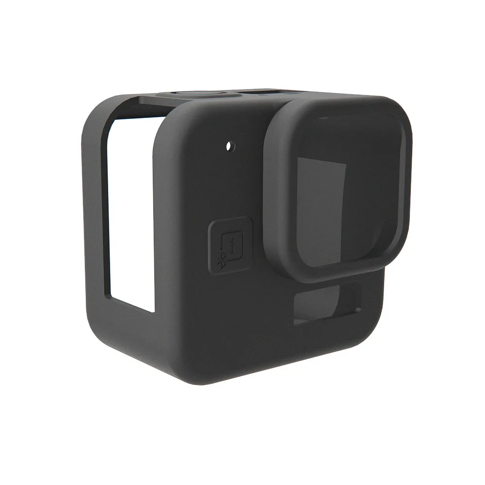 Custodia Morbida in Silicone per Go Pro 11 Black Mini, Telaio Custodia Protettiva Lavabile, Accessori per Action Camera (Nero