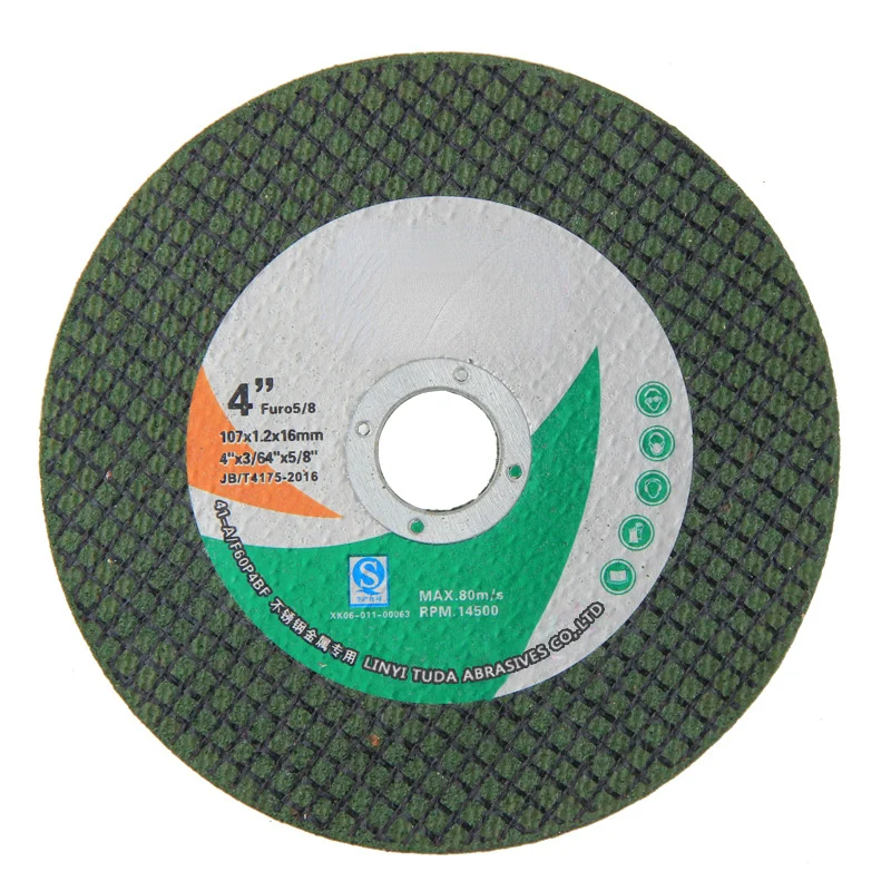 Cutting disc 107 Double mesh ultra-thin resin grinding wheel disc 100 angle grinder metal stainless steel cutting disc green 10pcs 107mm cutting disc angle grinder grinding polishing grinding wheel resin cutting stainless steel angle grinder accessories