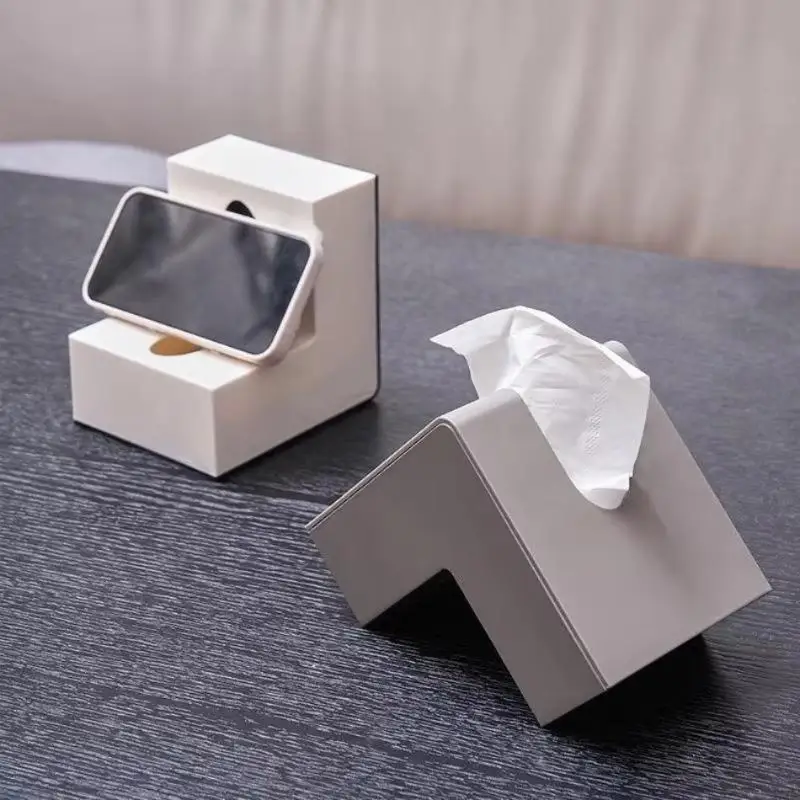 1Pcs Tissue Box Living Room Creative Home Paper Box Simple Bedroom Living Room Tea Table Desktop Decoration Tissue Storage