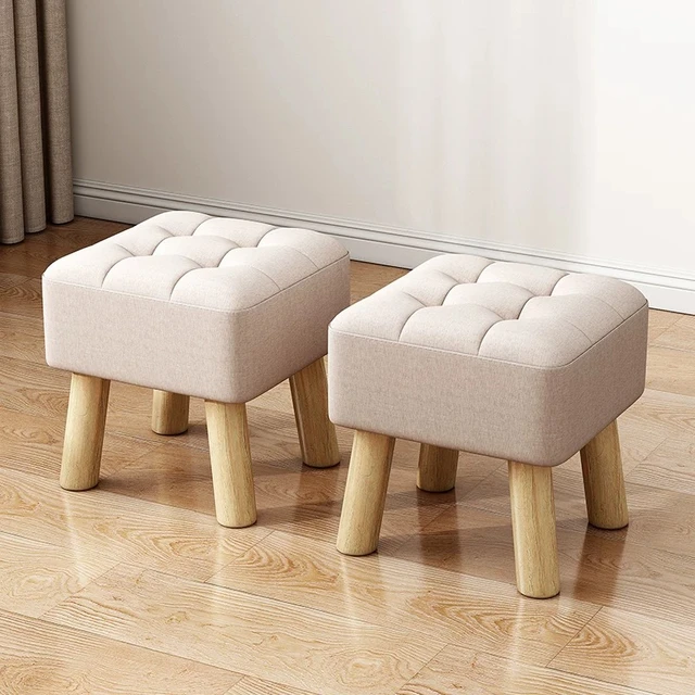 Solid Low Stool For Kids Foot Stool Durable Round Nesting Stools