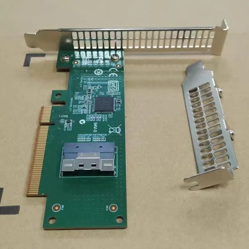 PCIe4.0 to SFF-8654 Hard Disk Adapter Card for PC Desktop Accessories Q81E