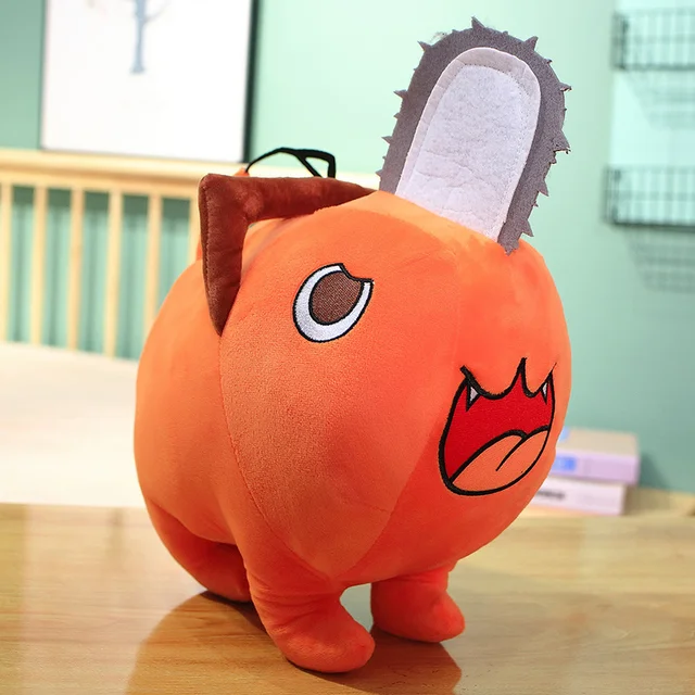 25/40cm Pochita Orange Dog Chain Saw Man Plush Toy Anime Chainsaw Man