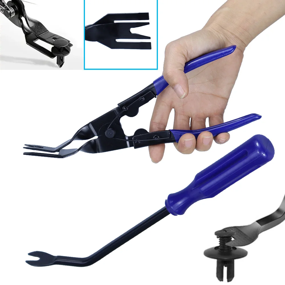 Outil Démontage Panneau Portière Voiture – Pince à Clip, Levier En Métal, 20 Cm, Qualité Pro