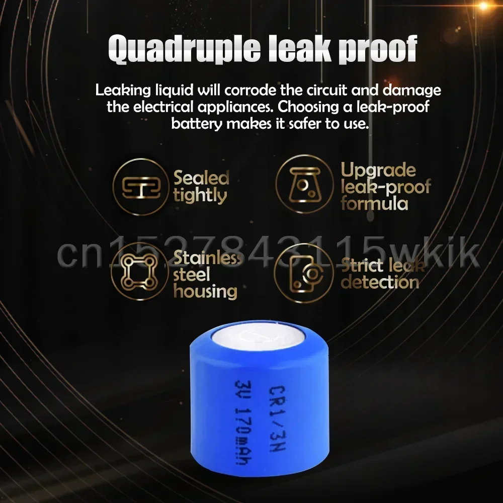 20PCS CR-1/3N CR13N DL-1/3N CR1/3N 3V Lithium Battery For Leica M6 M7 Camera Watch PLC Memory Backup Power Dry Primary Battery 6