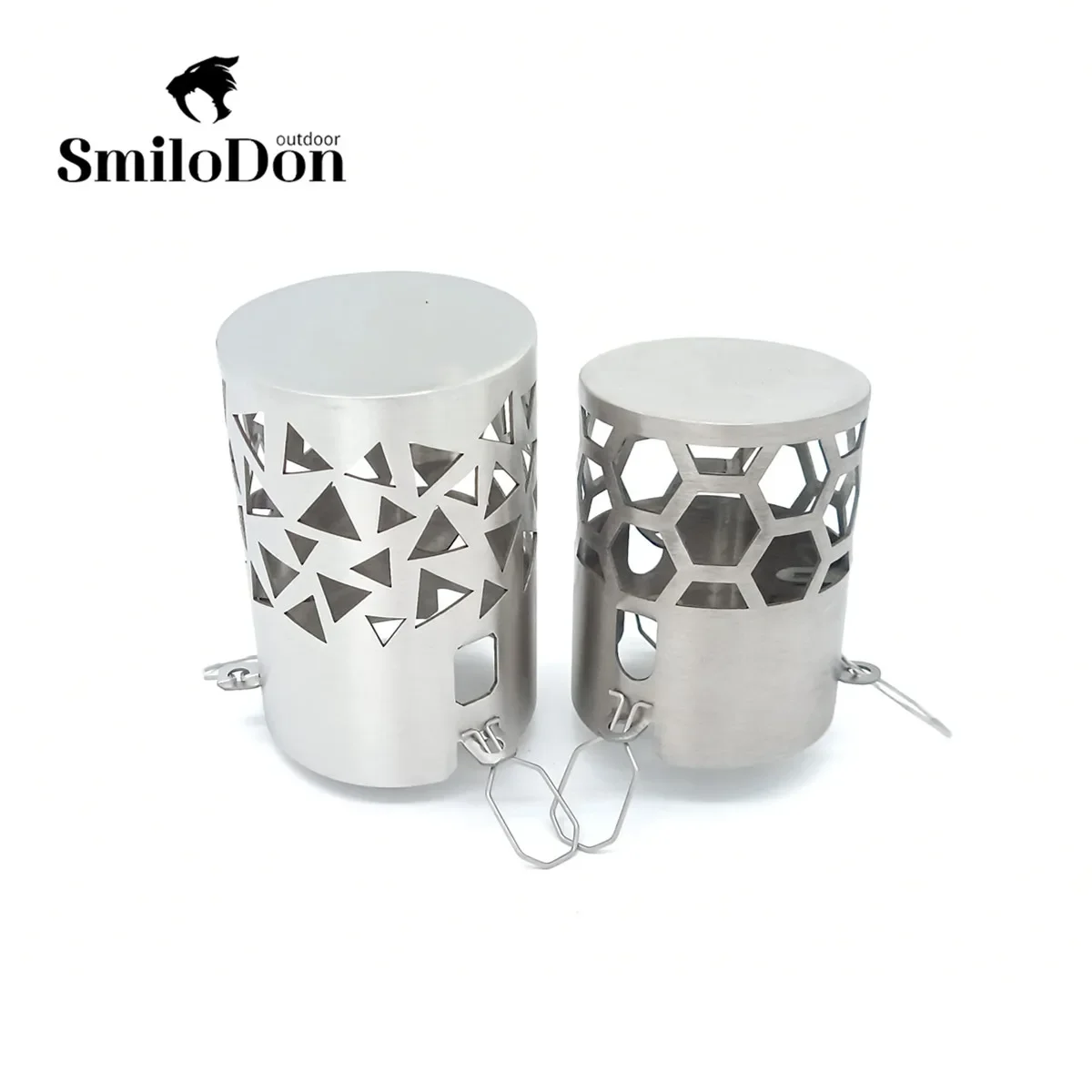 

Smilodon Chimney Spark Arrestor Wood Stove Accessories Tent Stove Chimney Pipe Kit Ultralight Rain Cap For Titanium Stove
