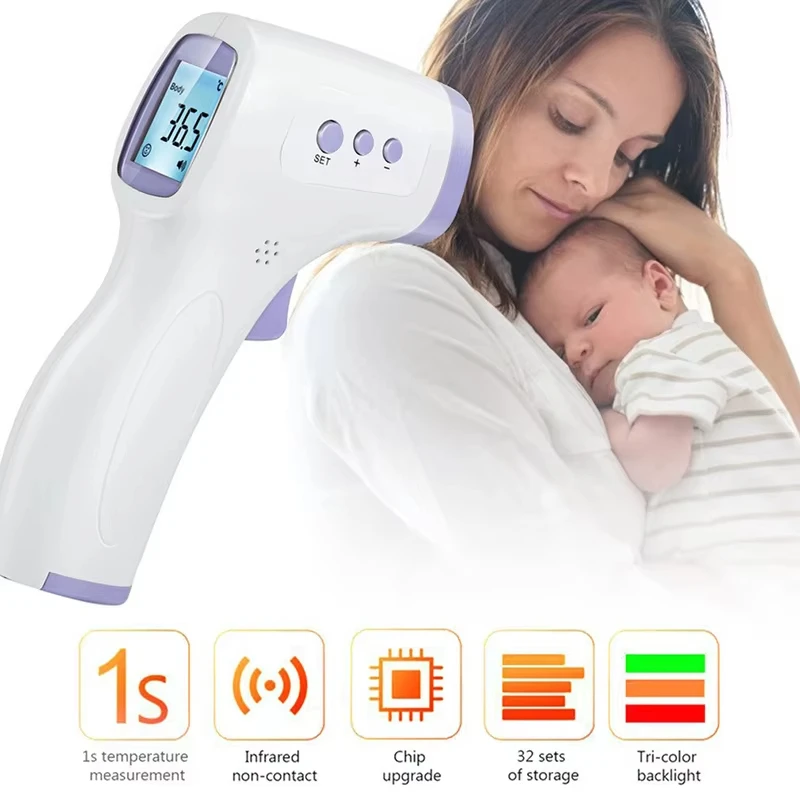 ForXiaomi Digital Thermometer Household Temperature Measurement Medical Noncontact Infrared Laser Temperature Gun Tester-50-500 digital thermometer non medical thermometer