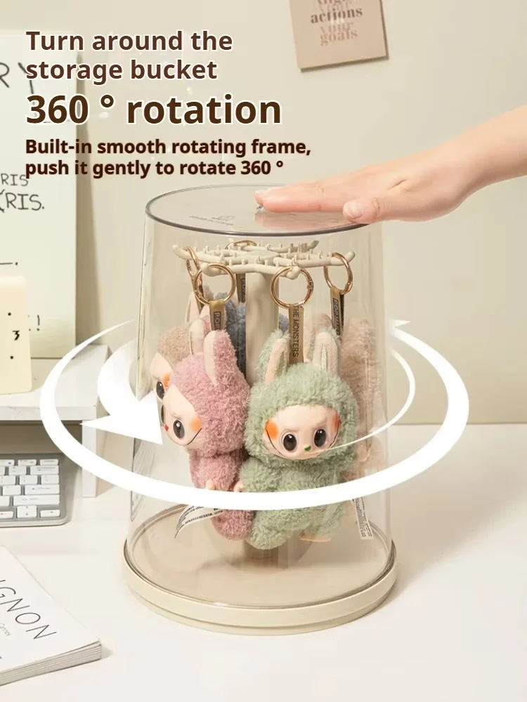 ラブブケース入りぬいぐるみ labubu ドールケース 透明 ラブブ 一二三代用 15〜17cmのLABUBU