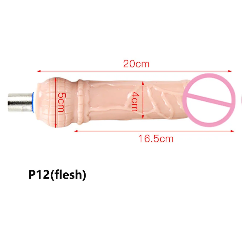Dildo Attachments for Sex Machine with 3XLR Connectors
