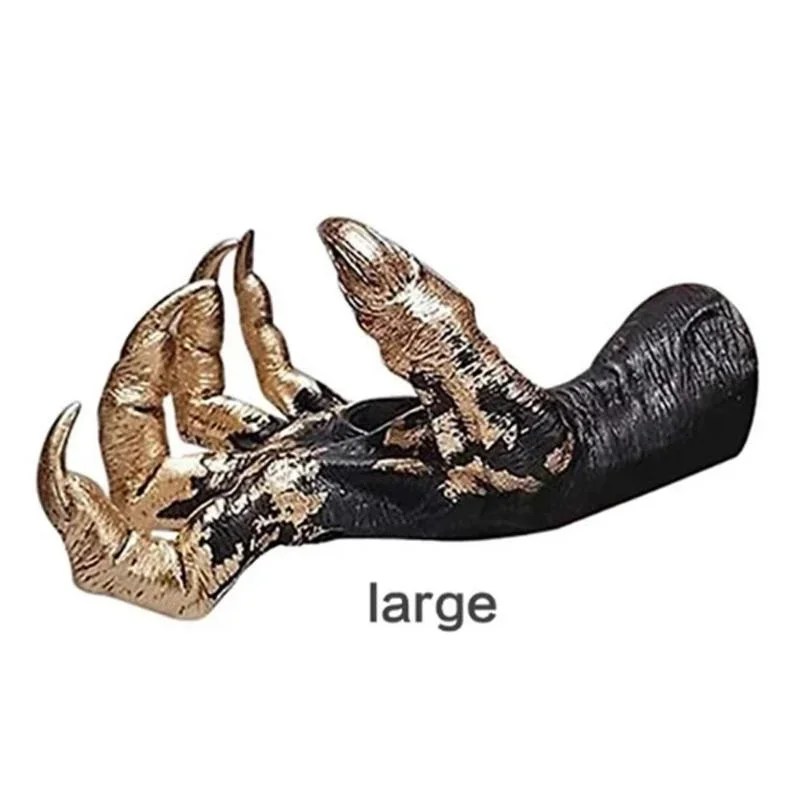 Witch Hand Wall Hanging Statue Resin Retro Aesthetic Art Sculpture Halloween Decoration Jewelry Display Rack Hanger