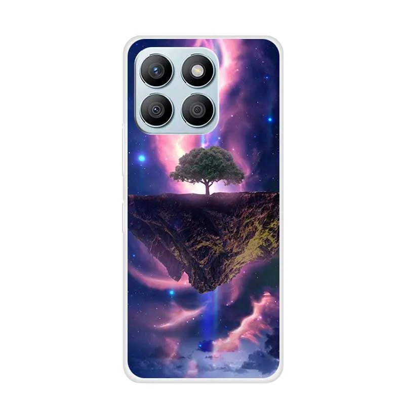 Clear Silicone Phone Case with Lovely Patterns - Transparent Protective Cover