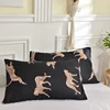 Printed Pillow Cover 2pcs Pillowcase 48x74cm Pillow Sham for Home Bed Pillowslip Rectangle Cushion Cover funda almohada 3