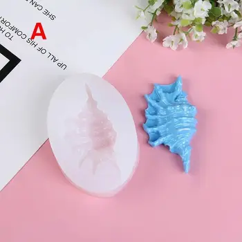 New Handmade Molds Ocean Wind Shell Conch DIY Baking Chocolate Biscuit Cake Silicone Molds Accessories Baking Small Tools 2
