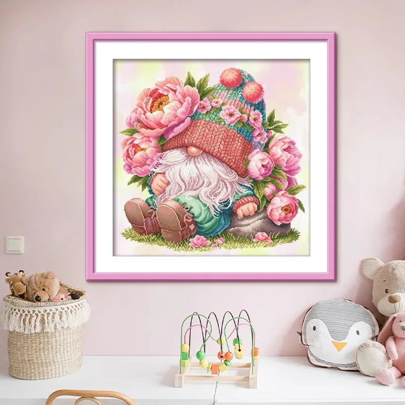 Cross Stitch Kit Cross Stitch Tools 11CT Printed On Canvas