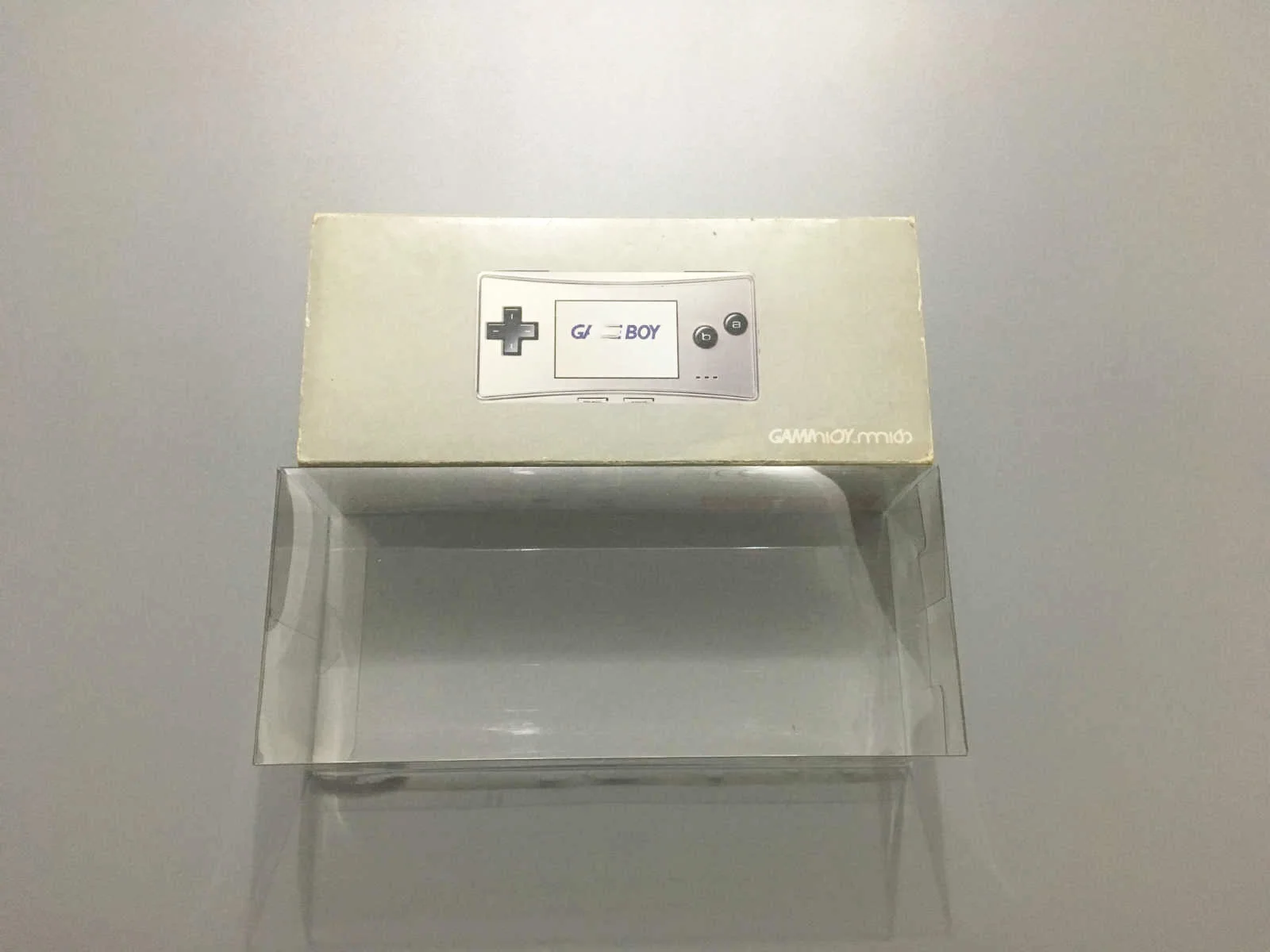 1 Scatola Di Protezione Per Gbm Game Boy Micro Nintendo Only Eu Clear Display Case Box