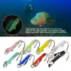 1Pc Double Head Dive Reef Rafting Hook Stainless Steel Reef Hook Spiral Coil Spring Cord Dive Safety Accessory 8 Colors 1