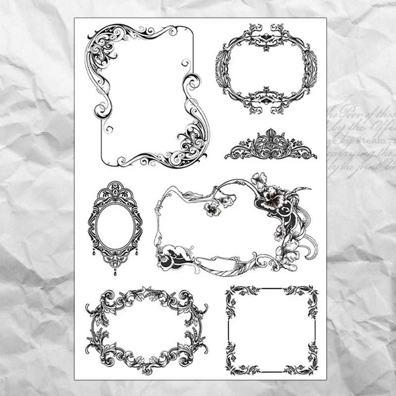 Writing Series Transparent Silicone Stamp Seal DIY Scrapbooking Photo Album Decorative Stamp Sheets Vintage Rubber