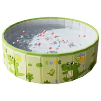 JIABINFU piscine Non gonflable, grande piscine circulaire intérieure et extérieure pour enfants, planche de Support à quatre côtés 1