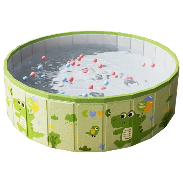 JIABINFU piscine Non gonflable, grande piscine circulaire intérieure et extérieure pour enfants, planche de Support à quatre côtés 1