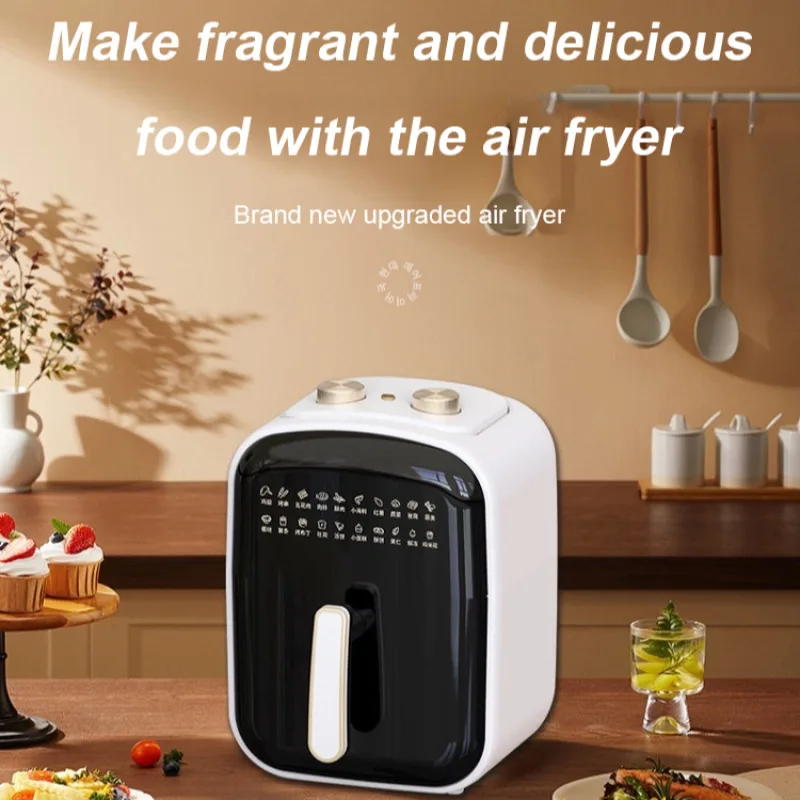 6L air fryer large capacity multifunctional fully automatic all-in-one machine square oil-free Quick Bake Fryer