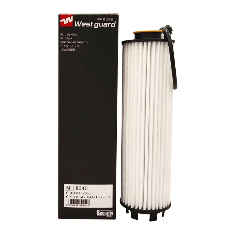 WESTGUARD MH8040 Oil Filter For MERCEDES-BENZ C-CLASS W206 CLE C236 E-CLASS W214 GLC X254 GLE V167 HU6033z 2541840500 2541840600
