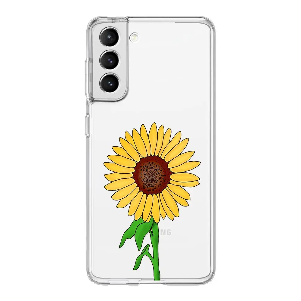 Vintage Sunflower and Lavender Floral Phone Case Cover
