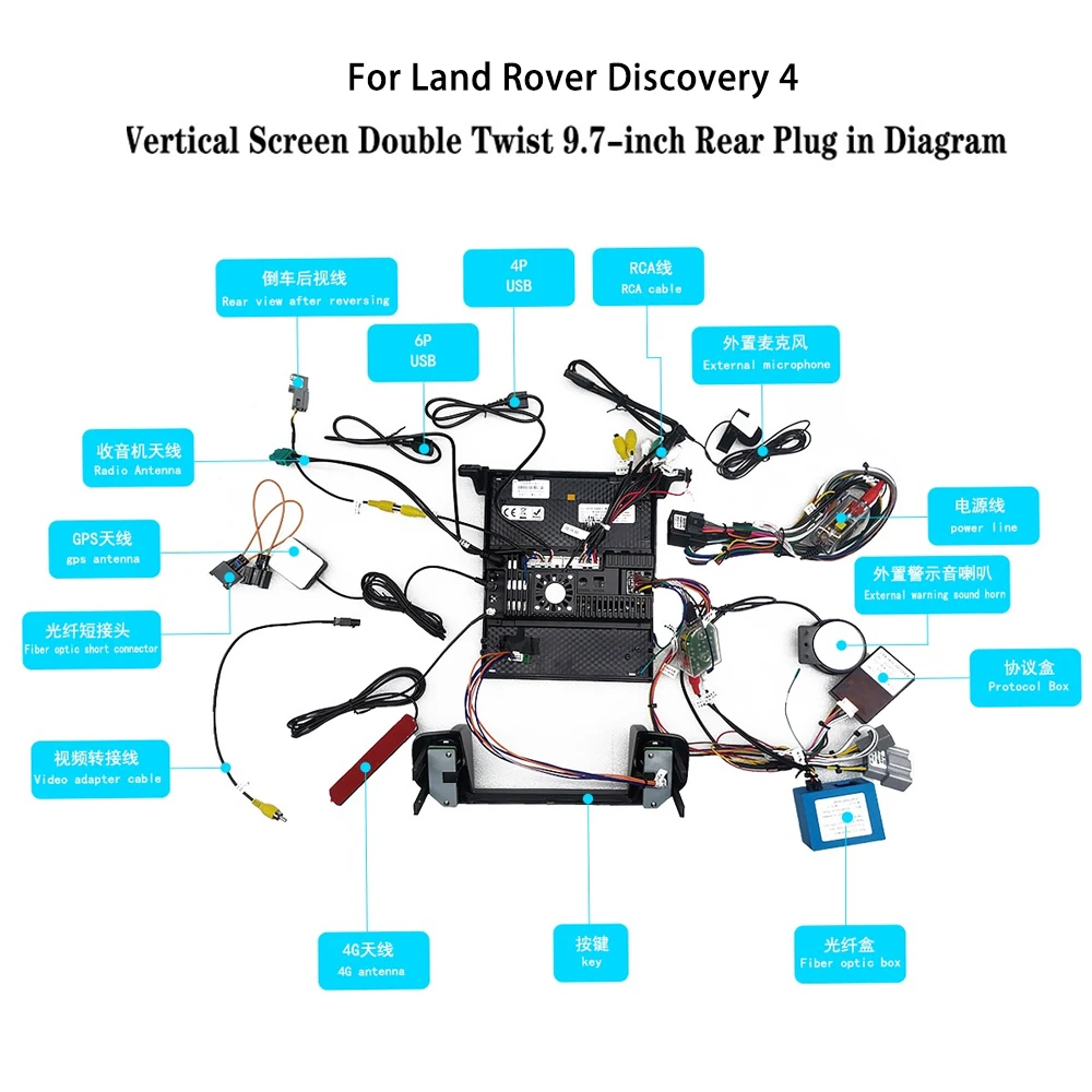 Android Car Radio For Land Rover Discovery 4 2009-2016 Multimedia Player Support