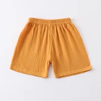 Baby Cotton Linen Shorts Summer New Children's Five-point Pants Boys Girls Thin Breathable Short Pants Girls Boy Clothing 3